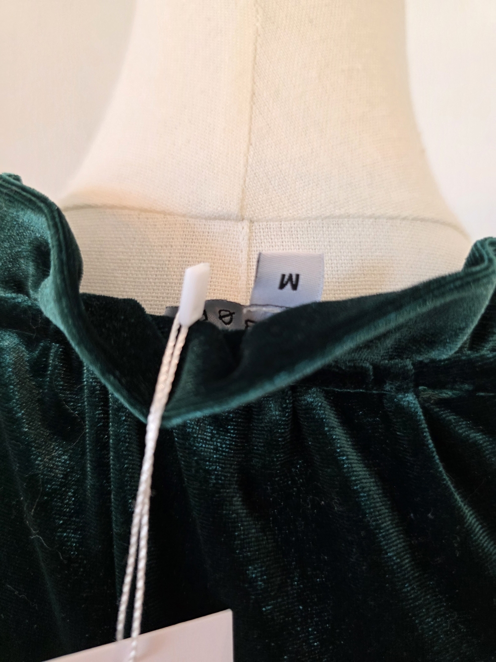 Baltic Born Emerald Green Velvet Long Sleeve Midi Dress - Picture 7 of 7